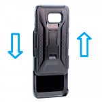 Wholesale Huawei Union Y538 Armor Holster Combo Belt Clip Case (Black)